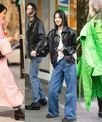 最新有质感上海街拍,春天穿搭色彩斑斓