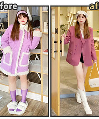 90斤和120斤的女生,春天穿同一件衣服差距有多大?!