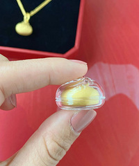 周大福太会了吧!好可爱的水晶小笼包