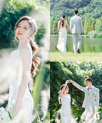 好喜欢我的森系婚纱照,摄影师和化妆师审美都在线