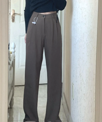 今年夏天第一条咖色西装裤~ 颜色hin显白 垂感好绝