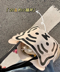 20元的小老虎帆布包,容量大还超级百搭,打工人太适合