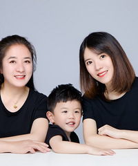 带上妈妈和儿子去光本拍轻写真,效果太自然钱包没守住……