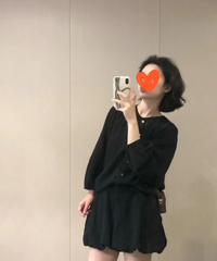 不知道穿什么衣服的时候就all black!超级显瘦