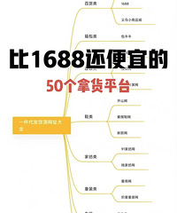 比1688还便宜的50个拿货网站!做一件代发,记得收藏!