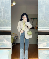 打工人这样穿!小西装搭配也可以很嫩!