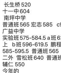 南岸区2022年指标到校成绩出炉,分数蹭蹭上涨