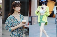 最新成都街拍,打望小姐姐们的初夏穿搭