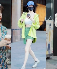 最新成都街拍,打望小姐姐们的初夏穿搭