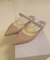 jimmychoo bing 裸粉色5折购入