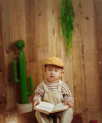 三位数的价格拍得孩子2岁生日照,原片都很完美哦