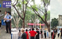 重庆高考现场直击!家长们的仪式感够够的