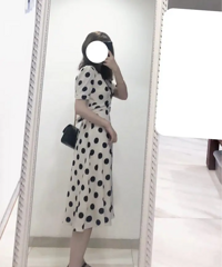通勤可穿的波点连衣裙,超级无敌大气,还不容易过时