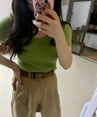 一五几小个子的短款西裤!凉快版!搭配浅色的衣服好看