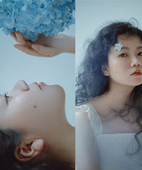 夏天必须要来一组清凉写真,还原美丽取悦自己