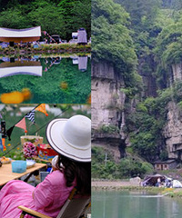 第一次体验雨中露营,这里风景超美又凉快
