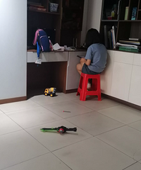 姐姐小学成绩还行,但只有我知道她回家就打游戏