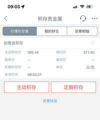 金价下跌,浅入4克,这还是年后第一次买如意积存金