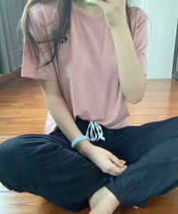 又滑又软,面料穿上也不热的小粉米奇T