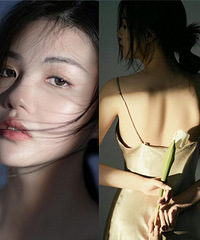 全是特写,妆造精致得怼脸拍也毫无压力