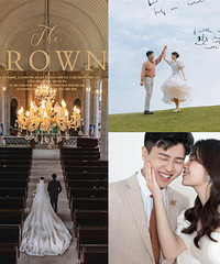 婚纱照拍了4组造型,最爱教堂和中式,仪式感满满