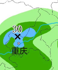我市有降温降雨天气,高温暂缓