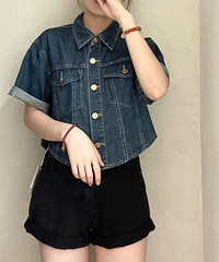 薄款天丝牛仔夏天也可以穿,款式对小个子很友好