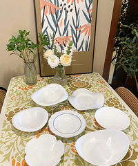 高颜值餐具分享,充满艺术感的餐具合集!