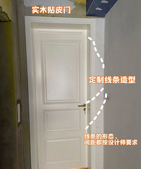 我家门装好啦,双开水纹玻璃门比效果图还美
