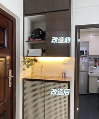 跟着装修博主DIY藤编柜,差点就入坑了