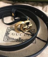 Gucci腰带2厘米 果真很好看
