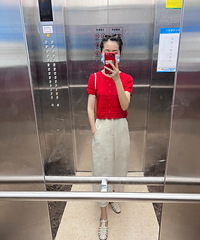 三宅平替套装,上身比较显气质,就是不咋个透气