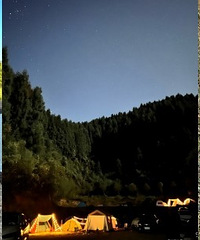 南川风吹岭露营,看星空、盖空调被