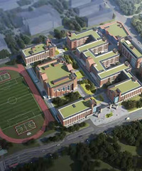 川外科学城中学校今年9月开学,将借址就读