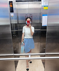 高温天气,穿上这身真丝套装透气凉爽,不粘身