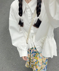 蓝色油画碎花裙裙好清新!秋天氛围感拉满