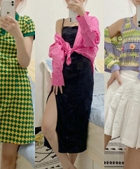 最近买的8套新衣服,秋装和夏装都有