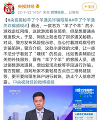 央视揭秘羊了个羊通关诈骗陷阱