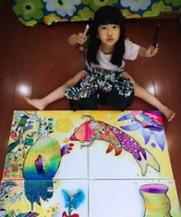 12岁女儿这7年画画记录,逐渐有了自己的风格