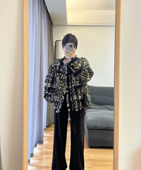 入秋还得是小香风!!这一套显瘦10斤完全不是问题