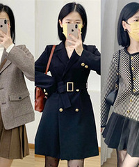 秋季职场通勤穿搭,气质又好看