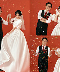 在论坛种草的婚纱照,喜嫁风全家都喜欢