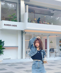 小个子女生衣柜必备单品!牛仔外套真的是yyds