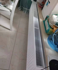 效率杠杠的,2.2万搞定100平,明装暖气片一天安装完毕