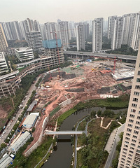 溉澜溪实验小学建筑工地记录帖