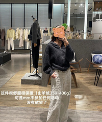 逛了哈商场大衣,麦檬和歌莉娅大衣替你们试了