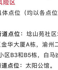 划定风险区:九龙坡、渝北、南岸…