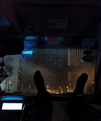 被疫情封在公司的夜晚
