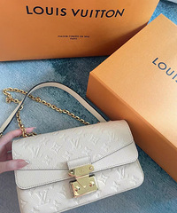 LV marceau 白色包包好嗲啊,纯纯的白雪公主
