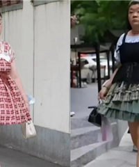 50岁大姐爱穿洛丽塔,你们怎么看